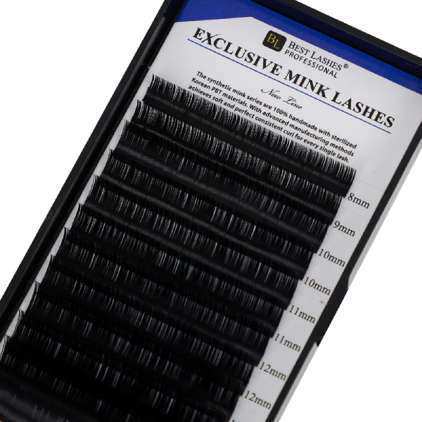 Exkluzívne norkové 3D mihalnice MIX D, 0,20 X 8-15 mm - 12 radov